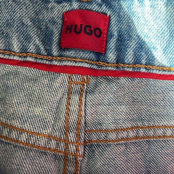 Hugo NWT denim shorts women’s 27 button fly - Picture 5 of 7